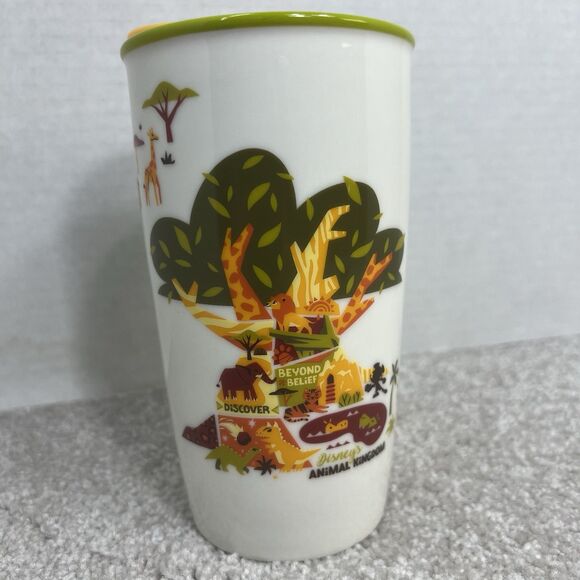 Starbucks Other - Disney Parks Starbucks Animal Kingdom Ceramic Travel Tumbler 12 oz Mug
